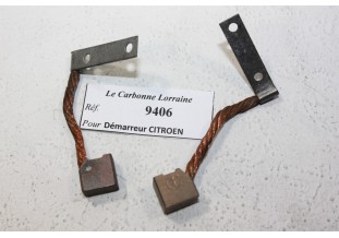 CHARBONS 9406 POUR DEMARREUR 6V CITROEN...C4 C6 TRACTION 1ER MODELES voir descriptif