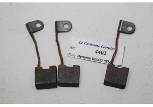 CHARBONS 4402 POUR DYNAMOS DELCO-REMY...CHRYSLER DESOTO OAKLAND NASH BUICK voir descriptif