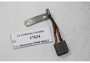 CHARBON 17624 POUR DEMARREURS DYNE-BAILLY...AUTOS AVANT GUERRE voir descriptif
