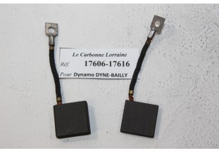 CHARBONS 17606/17616 POUR DYNAMOS DYNE-BAILLY...AUTOS AVANT GUERRE voir descriptif