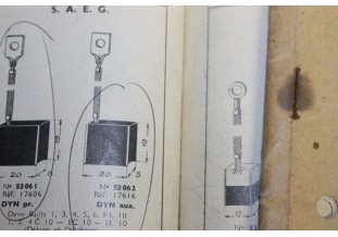 CHARBON 17616 POUR DYNAMOS DYNE-BAILLY...AUTOS AVANT GUERRE voir descriptif