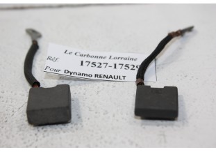 CHARBONS 17527/17529 POUR DYNAMOS RENAULT...RENAULT AVANT GUERRE voir descriptif
