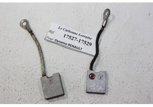 CHARBONS 17527/17529 POUR DYNAMOS RENAULT...RENAULT AVANT GUERRE voir descriptif