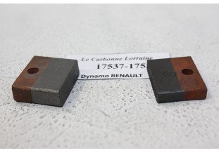 CHARBONS 17537/17538 POUR DYNAMOS RENAULT...RENAULT 6/8 CYL AVANT GUERRE voir descriptif