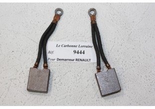 CHARBONS 9444 POUR DEMARREURS RENAULT...RENAULT AVANT GUERRE voir descriptif