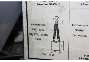 CHARBONS 9444 POUR DEMARREURS RENAULT...RENAULT AVANT GUERRE voir descriptif