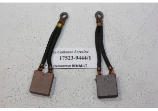 CHARBONS 9444/1 POUR DEMARREURS RENAULT...RENAULT AVANT GUERRE voir descriptif