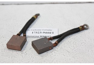 CHARBONS 9444/1 POUR DEMARREURS RENAULT...RENAULT AVANT GUERRE voir descriptif