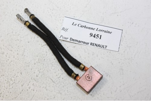 CHARBON 9451 POUR DEMARREURS RENAULT...RENAULT  AVANT GUERRE voir descriptif