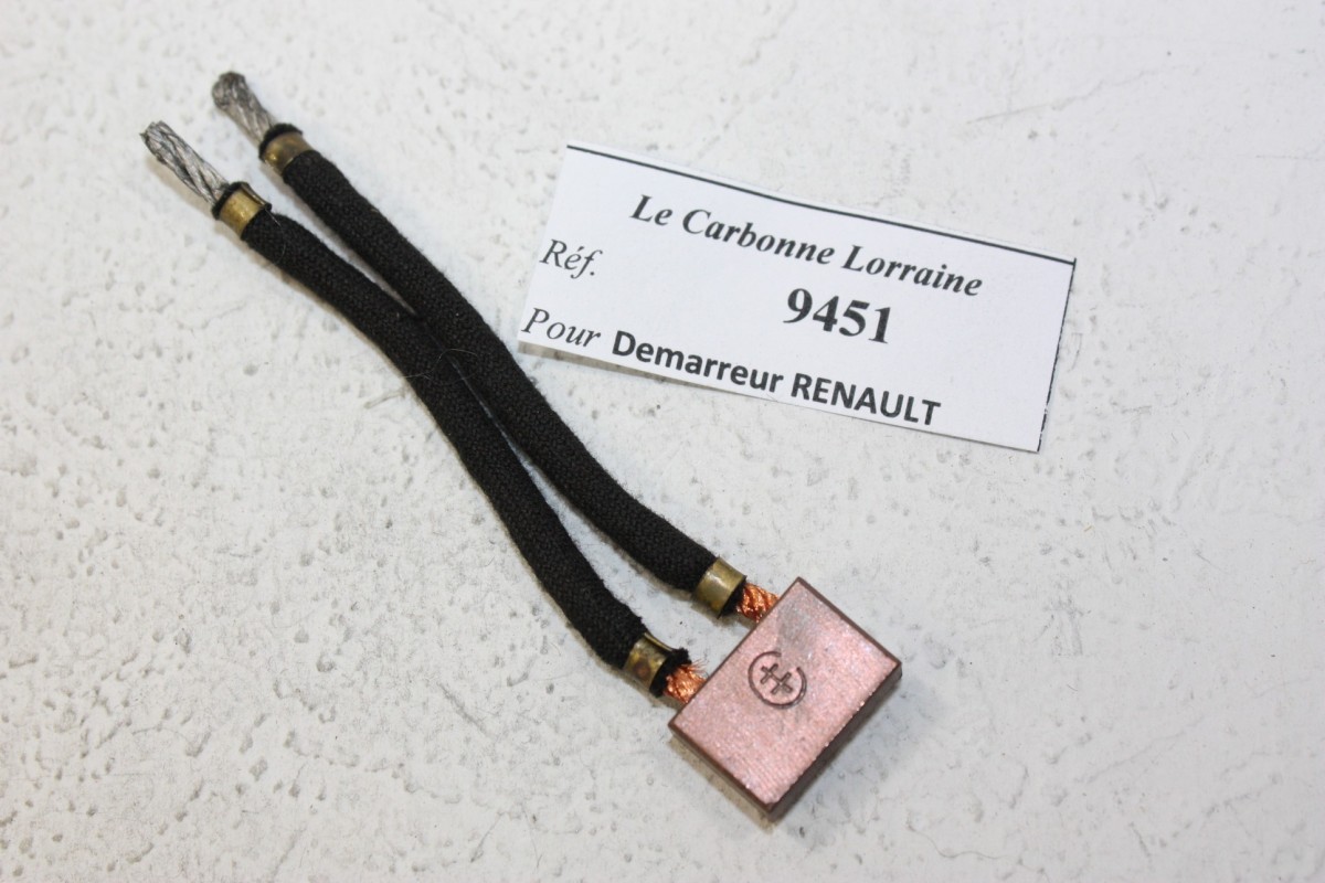 CHARBON 9451 POUR DEMARREURS RENAULT...RENAULT  AVANT GUERRE voir descriptif