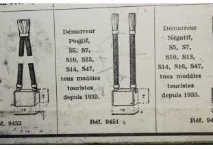CHARBON 9451 POUR DEMARREURS RENAULT...RENAULT  AVANT GUERRE voir descriptif