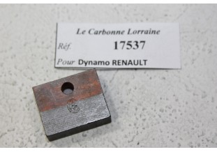 CHARBON 17537 POUR DYNAMOS RENAULT...RENAULT 6/8 CYL AVANT GUERRE voir descriptif