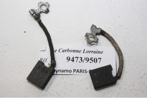 CHARBONS 9473/9507 POUR DYNAMOS PARIS-RHONE...AUTOS CAMIONS ANCIENS voir descriptif