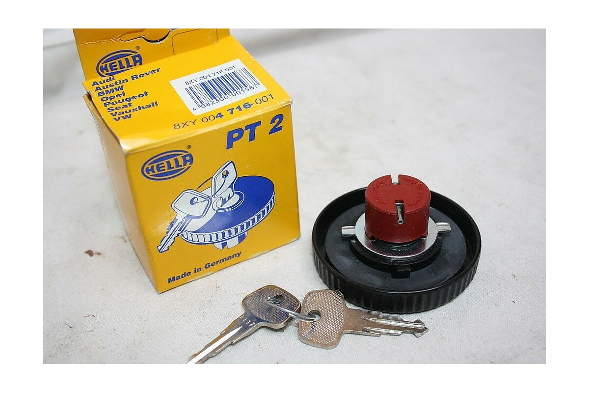 BOUCHON D' ESSENCE ANTIVOL HELLA 8XY004716001...AUDI AUSTIN BMW OPEL voir descriptif
