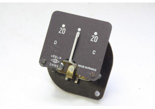 AMPEREMETRE 20A DE COMPTEUR ED VEGLIA 24165...PEUGEOT 404 voir descriptif