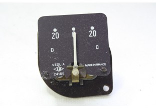 AMPEREMETRE 20A DE COMPTEUR ED VEGLIA 24165...PEUGEOT 404 voir descriptif