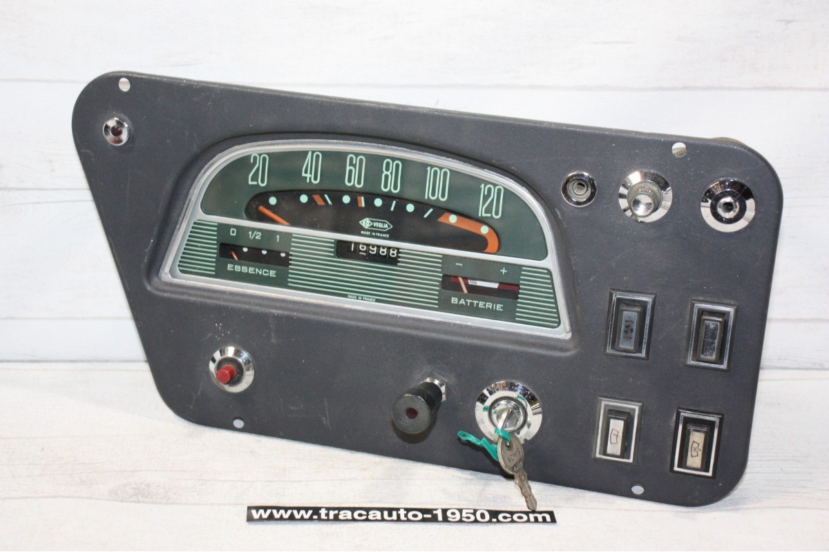TABLEAU DE BORD VEGLIA 120km/h 12V...CITROEN UTILITAIRES HY après 1958 voir descriptif