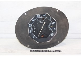 TABLEAU DE BORD HEXAGONAL 6V JAEGER 106km/h...RENAULT UTILITAIRES GALION