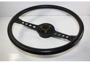 VOLANT 2 BRANCHES VINTAGE SPORT D/385mm...ALFA LANCIA PORSCHE ANCIENNES voir descriptif