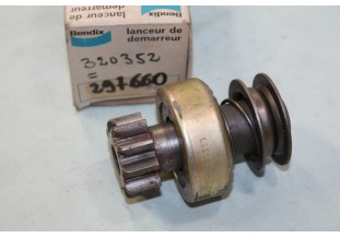 LANCEUR BENDIX 297660 POUR DEMARREUR DUCELLIER...CITROEN ID/DS 21 voir descriptif