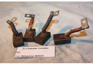 CHARBONS POUR DEMARREUR BOSCH 22x14x8...POUR AUTOS CAMIONS ANCIENS