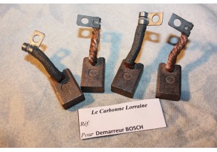 CHARBONS POUR DEMARREUR BOSCH 22x14x8...POUR AUTOS CAMIONS ANCIENS