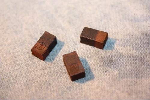 LOT DE 3 CHARBONS  9410 DE MOTEUR DE VENTILATEUR...POUR AUTOS DIVERS ANCIENNES COLLECTIONS