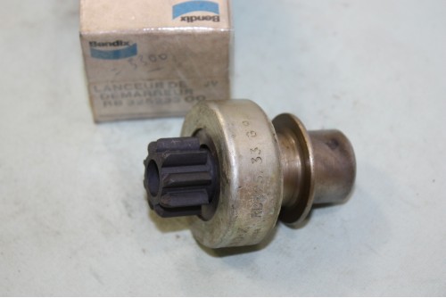 LANCEUR BENDIX 325233 POUR DEMARREUR PARIS-RHONE D8E D9E D10E...PANHARD PEUGEOT RENAULT SIMCA SAAB voir descriptif