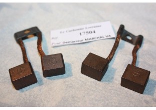 CHARBONS 17504 POUR DEMARREURS MARCHAL-VAUCANSON...POUR MATHIS TALBOT DELAHAYE