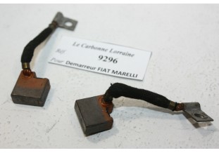 CHARBONS 9296 POUR DEMARREURS MARELLI...POUR AUTOS FIAT ANCIENNES