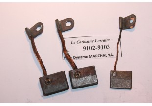 CHARBONS 9102/9103 POUR DYNAMOS MARCHAL-VAUCANSON...POUR TALBOT DELAHAYE MATHIS