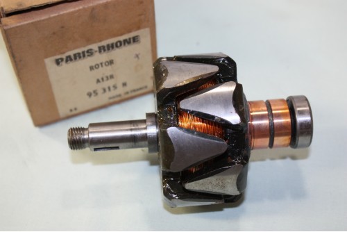 ROTOR PARIS RHONE 95315N pour ALTERNATEURS 12V A13R...H HY SIMCA 1000 RALLYE 1100 1307 1308 BAGHEERA HORIZON