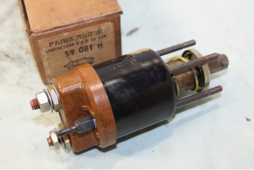 SOLENOIDE PARIS RHONE 12v CED 53/59081 M...SIMCA TALBOT 1500 1300 1301 1501 voir descriptif