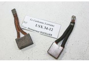 CHARBONS USX 34-12 POUR DEMARREURS DUCELLIER...RENAULT JUVAQUATRE
