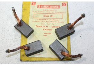 CHARBONS BSX 93 POUR DEMARREUR BOSCH...OPEL MERCEDES