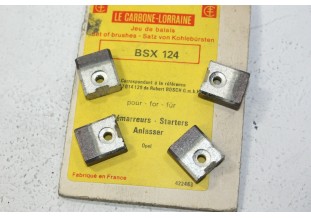 CHARBONS BSX 124 POUR DEMARREUR BOSCH...POUR OPEL BMW NISSAN DATSUN