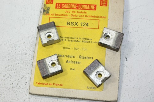 CHARBONS BSX 124 POUR DEMARREUR BOSCH...POUR OPEL BMW NISSAN DATSUN