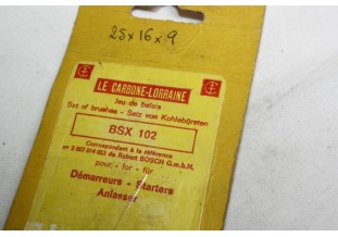 CHARBONS BSX102 POUR DEMARREUR BOSCH...POUR BMW PORSCHE VW FORD OPEL DAF