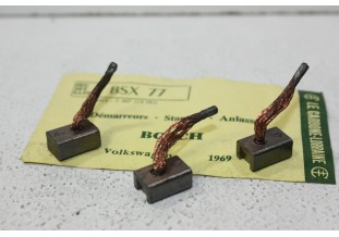 CHARBONS BSX 77 POUR DEMARREUR BOSCH...POUR AUDI VOLKSWAGEN