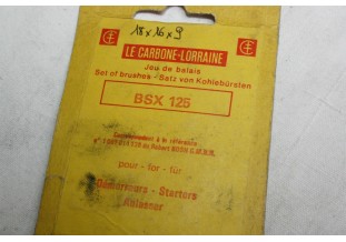 CHARBONS BSX 125 POUR DEMARREUR BOSCH...POUR BMW FIAT VW FORD OPEL SAAB