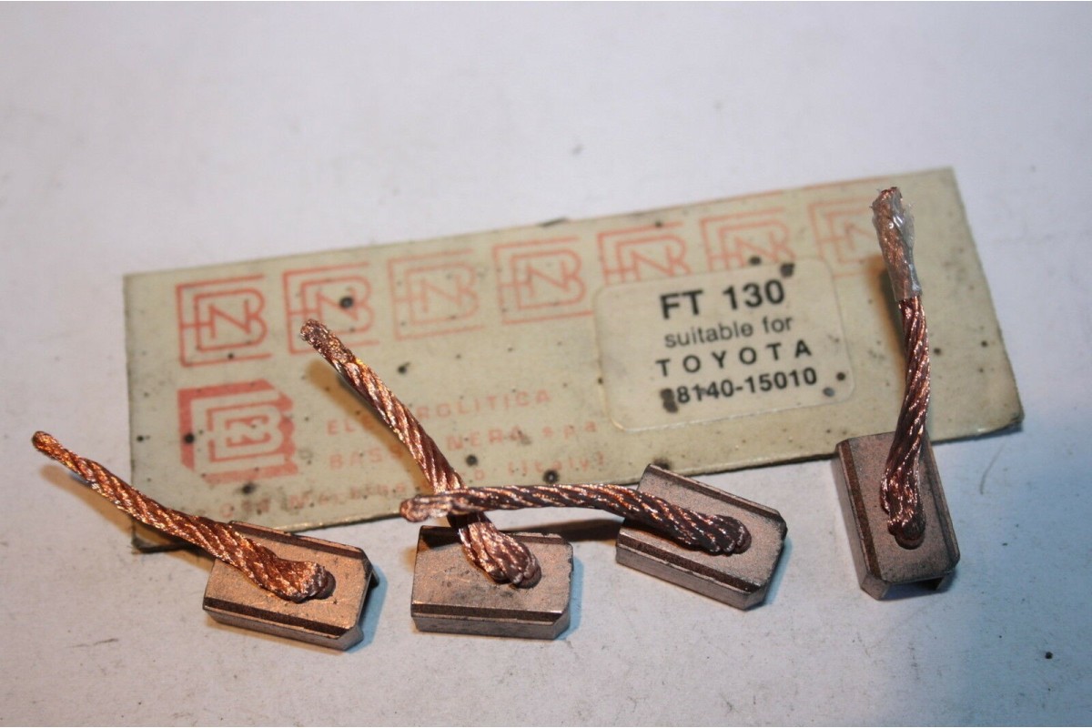 CHARBONS FT 130 POUR DEMARREURS TOYOTA...POUR TOYOTA