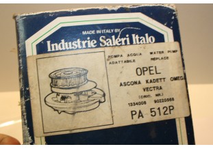 POMPE A EAU SALERI PA512P...OPEL ASCONA ASTRA KADETT VECTRA voir descriptif