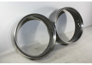 PAIRE DE CERCLAGES DE PHARE D/150mm...BMW FIAT