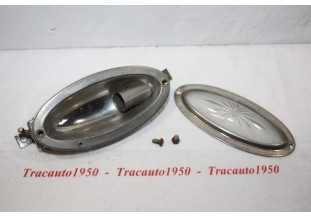 PLAFONNIER BV VERRE DEPOLI ETOILE OVALE...AUTOS ANCIENNES DIVERS