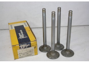 JEU DE 4 SOUPAPES D'ECHAPPEMENT FLOQUET MONOPOLE S110...PEUGEOT 404L 404C J7B