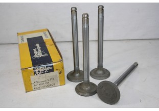 JEU DE 4 SOUPAPES D'ECHAPPEMENT FLOQUET MONOPOLE S110...PEUGEOT 404L 404C J7B