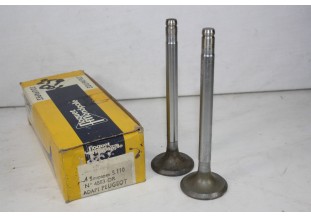 LOT DE 2 SOUPAPES D'ECHAPPEMENT FLOQUET MONOPOLE S110...PEUGEOT 404L 404C J7B