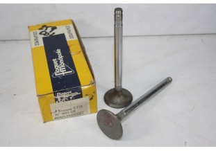 LOT DE 2 SOUPAPES D'ECHAPPEMENT FLOQUET MONOPOLE S110...PEUGEOT 404L 404C J7B