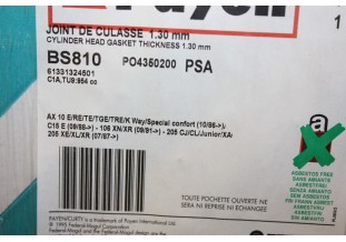 JOINT DE CULASSE CURTY BS 810...AX 10 C15 106 205 Mot Essence TU9/C1A 954cm3