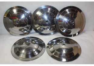 LOT DE 5 ENJOLIVEURS DE ROUE D/230mm...PEUGEOT 203 403 404/8